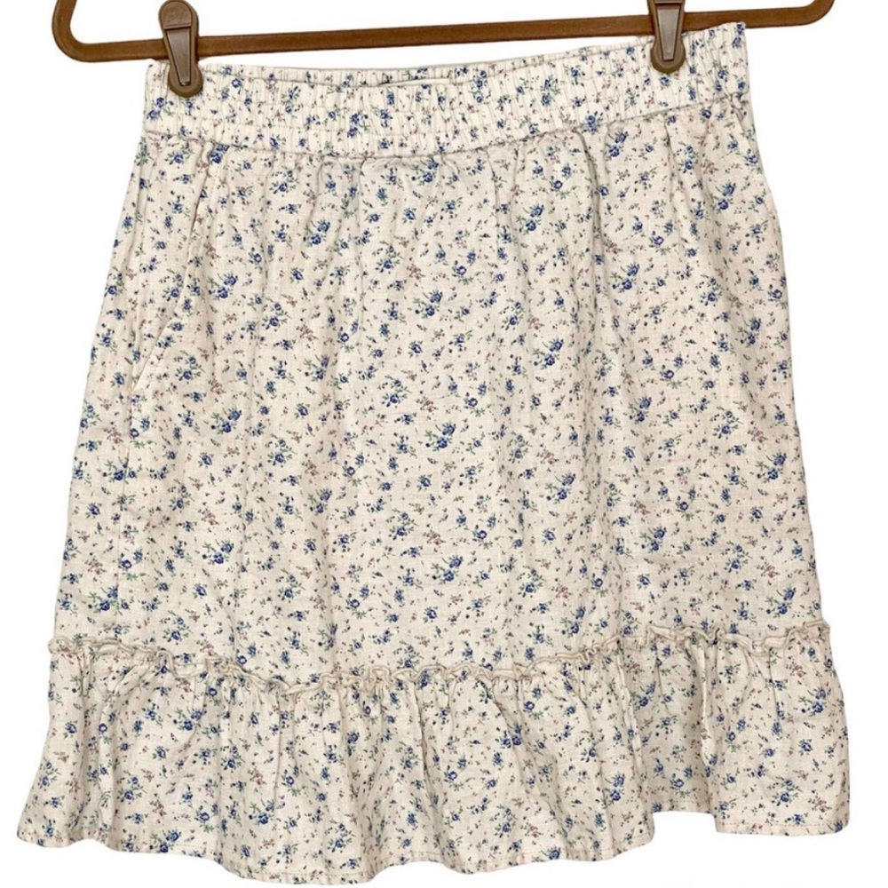 Rachel Zoe 100% linen skirt